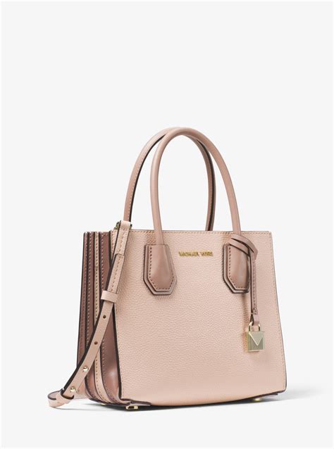 michael kors pink pebbled leather|Michael Kors crossbody strap handbags.